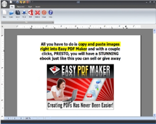 Product picture Easy PDF Maker- Make More Money From Your Website 